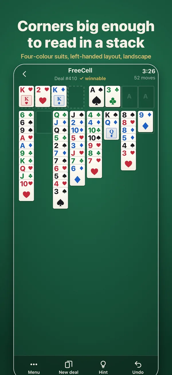 A FreeCell game