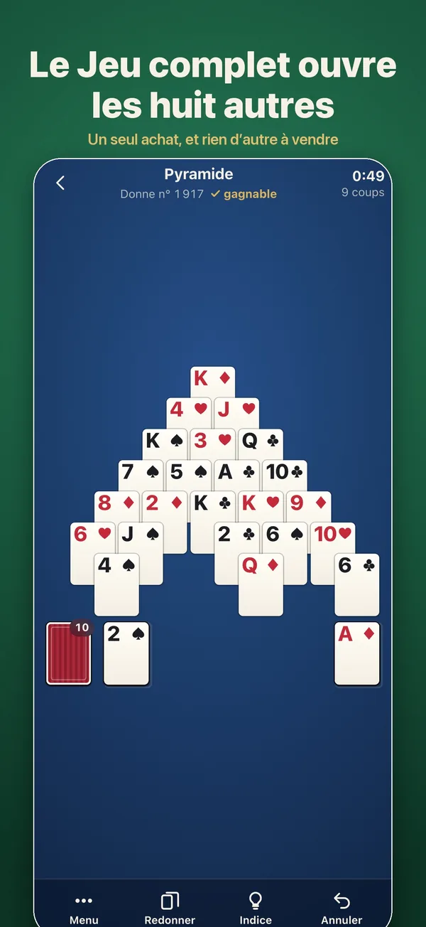 Une partie de Pyramide